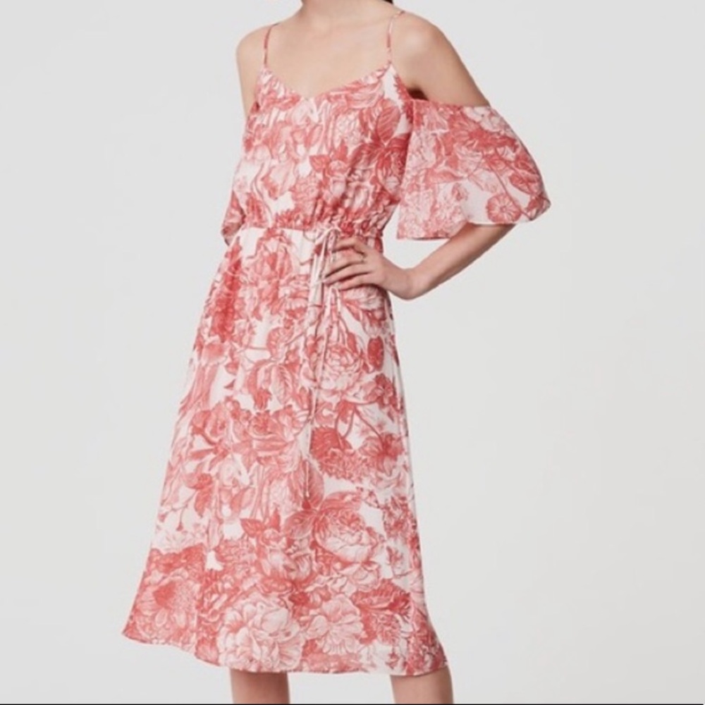 Never worn Loft Floral Dress